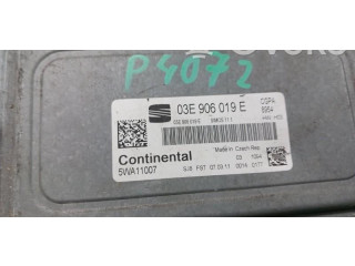 Блок управления двигателем ECU 03E906019E, 5WA11007.   Seat Ibiza IV (6J,6P)