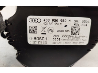 Панель приборов 4G8920950N, 0263678038 Audi A6 C7
