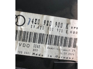 Přístrojová deska Audi A8 S8 D3 4E 2004 4F0920900K, 4E0910900A