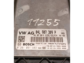 Блок управления двигателя 0281031483, 04L907309P   Volkswagen Touran III