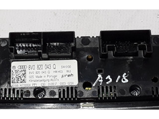 Модуль блока управления кондиционером 8V0820043Q Audi A3 S3 8V