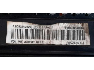 Přístrojová deska Volkswagen Passat Alltrack 2008 3C0920871E