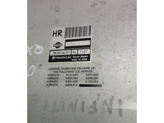 Блок управления двигателем Блок управления MECMW187, A17107 Infiniti QX4