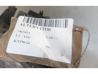 Генератор 0124315005, 037903025L Skoda Fabia Mk1 (6Y)