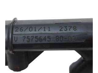 Топливная рампа 7575645   Peugeot 5008   для двигателя 5FS