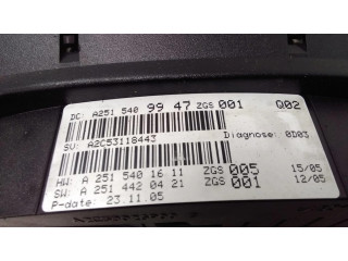 Přístrojová deska Mercedes-Benz R W251 2006 A2515409947, A2515401611