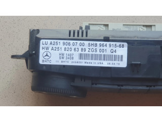 Блок управления климат-контролем A2519060700, 5HB96491568   Mercedes-Benz GL X164
