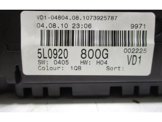 Панель приборов 5L0920800G   Skoda Yeti (5L)       