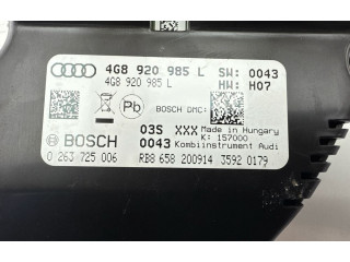 Панель приборов 4G8920985L, 4G8920985L Audi A6 C7