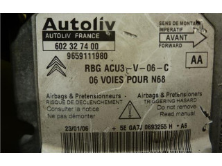 Блок подушек безопасности 602327400, 9659111980 Citroen Xsara Picasso