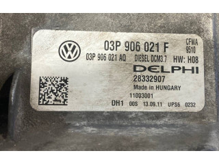 Блок управления двигателя 03P906021F, 03P906021AQ Skoda Fabia Mk2 (5J)