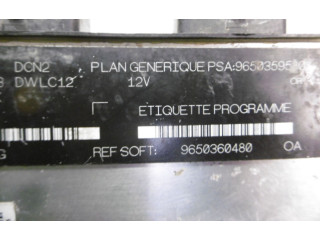 Řídící jednotka 9650359580, 9650359580   Citroen Berlingo 1999