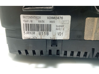 Панель приборов 5J0920811B, V2802476 Skoda Fabia Mk2 (5J)
