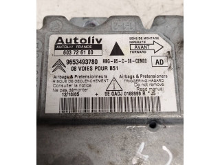 Блок подушек безопасности 603726100, 9653493780 Citroen C4 I