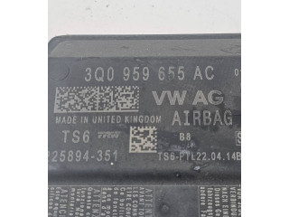 Блок подушек безопасности 3Q0959655AC, 25894351 Skoda Octavia Mk3 (5E)