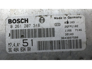 Блок управления двигателя 0261207318, 9648483480 Citroen Xsara Picasso