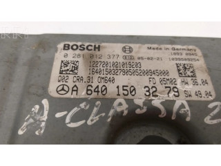 Блок управления двигателя A6401503279, 0281012377 Mercedes-Benz A W169