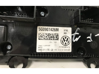 Блок управления климат-контролем 5G0907426M, 5HB011176   Volkswagen Golf VII