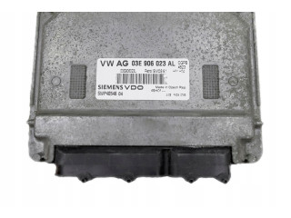 Блок управления двигателя 03E906023AL, 5WP4054604 Skoda Fabia Mk2 (5J)