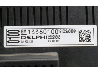 Блок управления климат-контролем 13360100, 28299865   Opel Meriva B