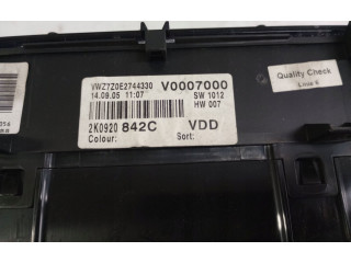 Панель приборов 2K0920842C Volkswagen Caddy
