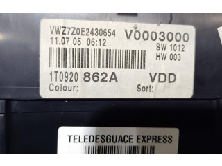 Přístrojová deska  Volkswagen Caddy 2003 1T0920862A  