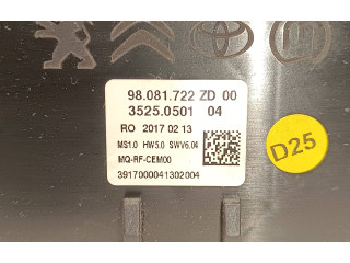 Блок управления кондиционера воздуха / климата/ печки (в салоне) 98081722ZD, 35250501 Citroen Jumpy