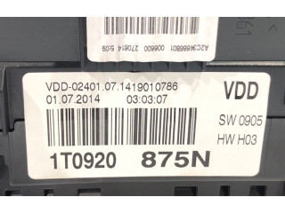 Панель приборов 1T0920875N   Volkswagen Touran II       