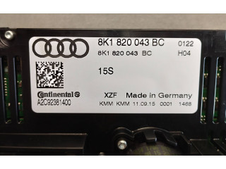 Блок управления климат-контролем 8K1820043BC Audi A5 Sportback 8TA