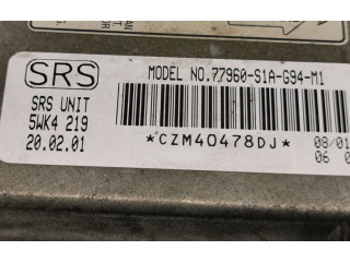 Блок подушек безопасности 77960S1A, 5WK4219 Honda Accord