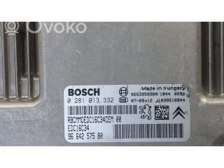 Блок управления двигателя 0281013332, 9664257580   Citroen C4 I