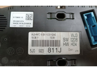 Панель приборов 5J0920811J, 2E0920840Q Skoda Fabia Mk2 (5J)