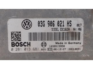 Řídící jednotka 03G906021HS, 0281013681 Volkswagen Caddy 2007