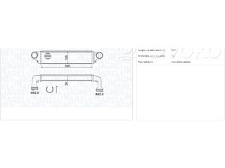Интеркулер  77897930, 204D4   BMW X3 E83 
