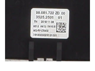 Блок управления климат-контролем 98081722ZD00 Opel Combo E