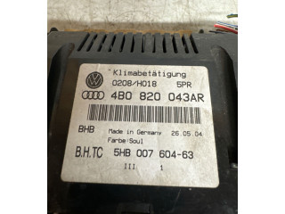 Блок управления климат-контролем 0208H018, 4B0820043AR Audi A6 S6 C5 4B