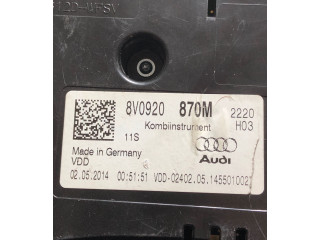 Панель приборов 8V0920870M, 51455010021 Audi A3 S3 8V