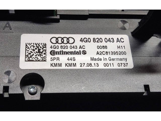 Блок управления климат-контролем 4G0820043AC, A2C81395200   Audi A6 S6 C7 4G