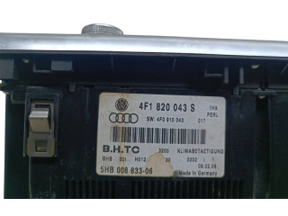 Блок управления климат-контролем 4F1820043S, 5HB00883306 Audi A6 S6 C6 4F