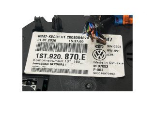 Спидометр (приборный щиток) Skoda Citigo 2011 - 2020 года