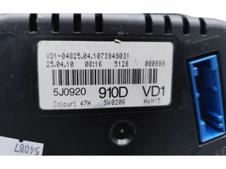 Панель приборов 5J0920910D Skoda Fabia Mk2 (5J)