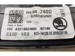 Панель приборов 6V0920740D, 6V0920740D Skoda Fabia Mk4 (6VA)