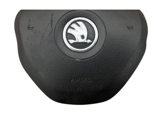 Подушка безопасности водителя 5E0880201, 30773399340 Skoda Fabia Mk2 (5J)