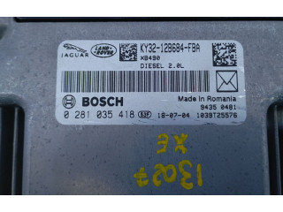 Блок управления двигателя KY3212B684FBA, 0281035418 Jaguar XE
