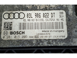 Блок управления двигателя 03L906022DT, 0281015005 Audi A3 S3 8P