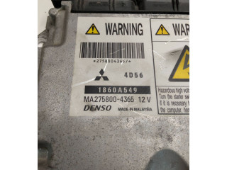 Řídící jednotka 1860A549, 2758004365 Mitsubishi L200 2008
