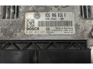Блок управления двигателя 03G906016K, 0281012237 Skoda Octavia Mk2 (1Z)