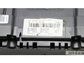 Панель приборов 5L0920940H Skoda Yeti (5L)