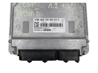 Блок управления двигателя 03E906023Q, 5WP4085304   Skoda Fabia Mk2 (5J)