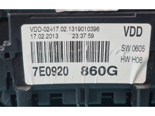 Geschwindigkeitsmesser Cockpit 7E0920860G Volkswagen Transporter - Caravelle T5